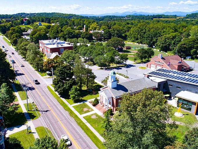 Shelburne's Main Street: A living museum of Americana, where every building tells a story.