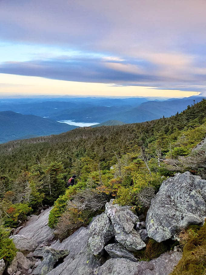 Rocky road to heaven: The climb up Camel's Hump might leave you breathless, but the vista at the top will take whatever breath you have left.