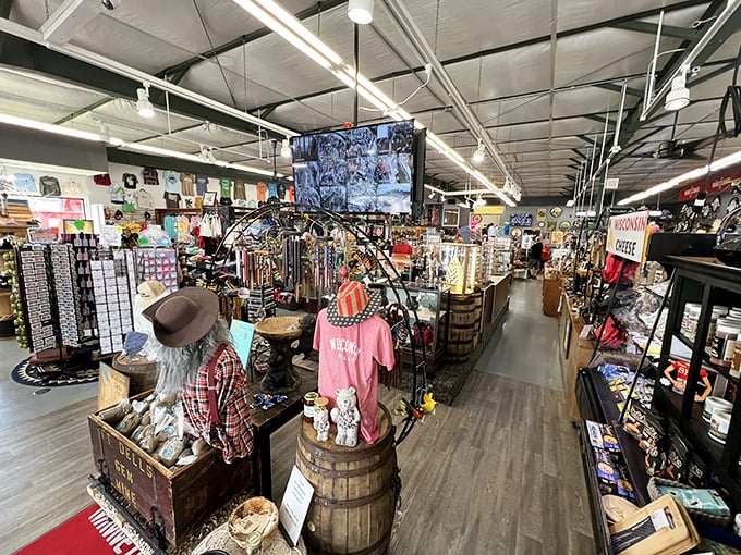 From didgeridoos to moccasins, this shop is a cultural smorgasbord. It's like the UN, but with better souvenirs!