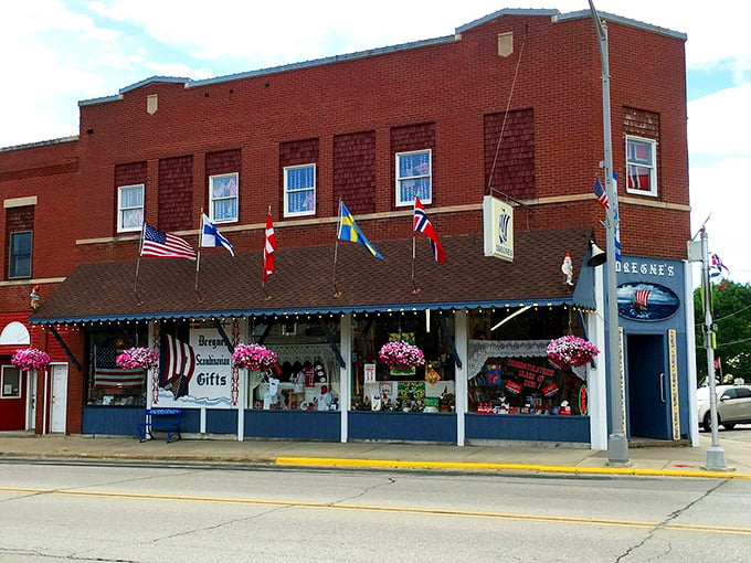 Flags flying high and nostalgia in the air. Dregne's is serving up slices of Scandinavia with a generous side of Midwest hospitality.