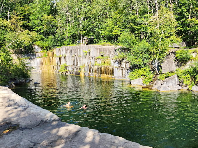 Dorset Quarry: The world's fanciest swimming hole. It's like a five-star resort pool, minus the overpriced cocktails.