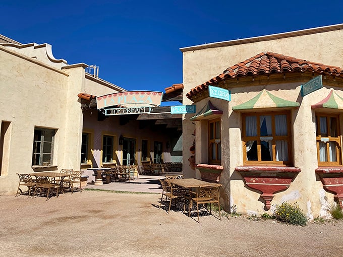 Who says you can't have your cactus and eat it too? This eatery serves up Wild West flavor with a side of air conditioning.