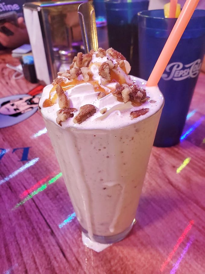 Shake it up, baby! This Pecan Praline shake is so thick, you might need a spoon. It's dessert in a glass – and worth every calorie.