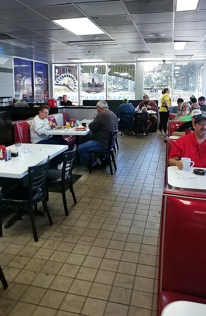 Where strangers become friends over shared plates and bottomless coffee. It's like "Cheers," but with more bacon and less Norm.