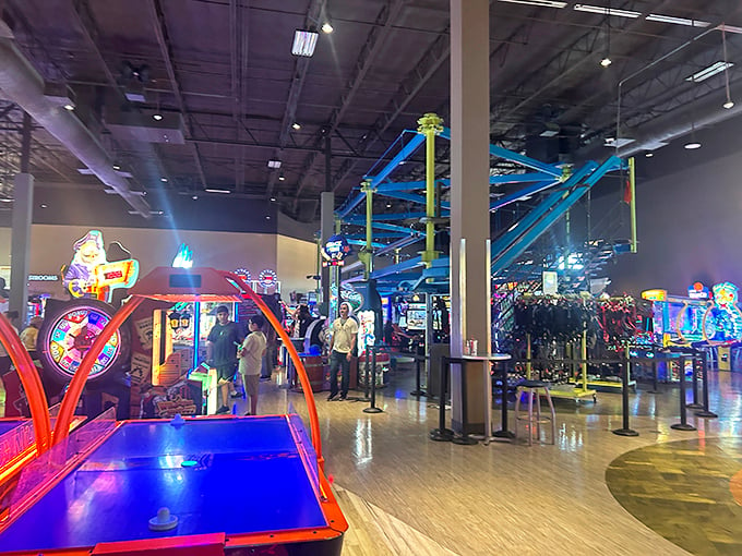 Step inside and feel the electric buzz of joy – it's like Willy Wonka designed an arcade for the 21st century.