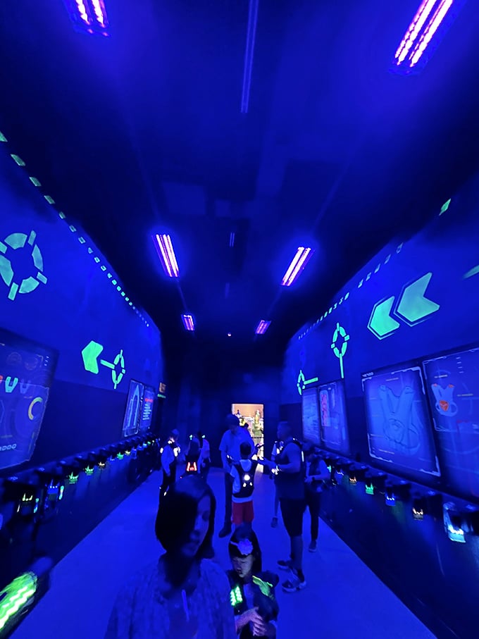 Suit up for laser tag! It's like stepping into a Tron-meets-Star Wars universe where your inner child gets to save the galaxy.