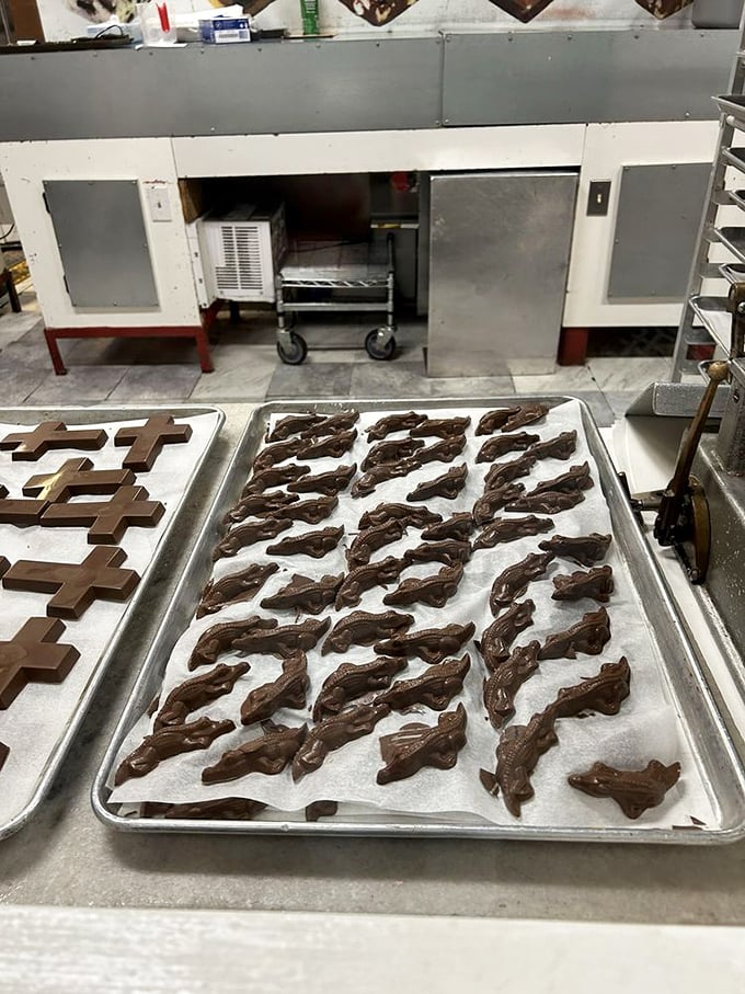 Chocolate gators: Because nothing says "Florida" quite like turning your local wildlife into a delicious treat. Crikey, that's good!