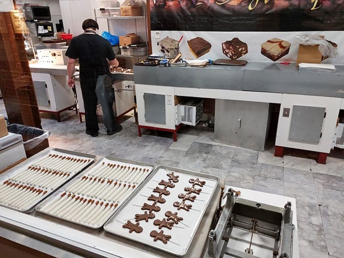 Behind every great chocolate is a great chocolatier. This kitchen maestro is orchestrating a symphony of sweetness that would make Mozart jealous.