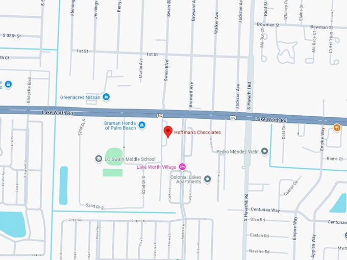 16. hoffman's chocolates map