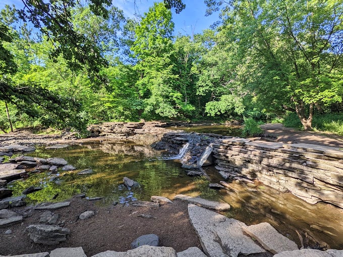 Rock-solid fun! This natural playground invites visitors to channel their inner child and hop from stone to stone, no 