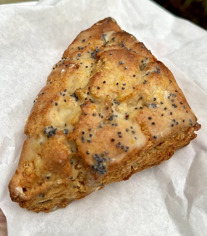 Holy scone-amole! This poppy seed-studded beauty looks like it could give your grandma's biscuits a run for their money.