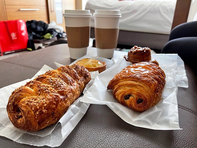 Pastry perfection on parade! This spread is so beautiful, it could make a French patisserie weep with envy.