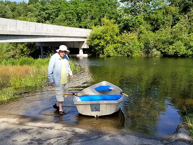 Pentwater River Access Ramp: Where adventures begin and "I should've brought more sunscreen" thoughts are born.