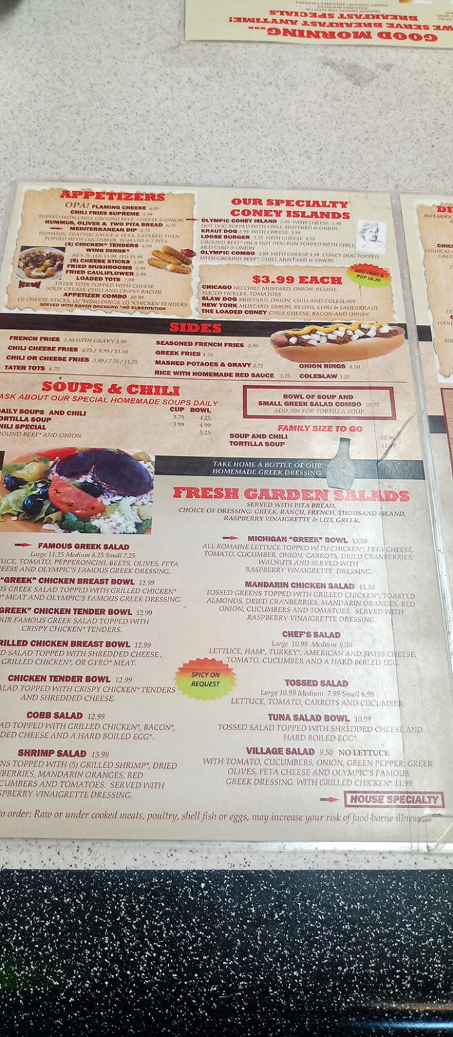 Decisions, decisions! This menu is like a choose-your-own-adventure book, but every ending is delicious.