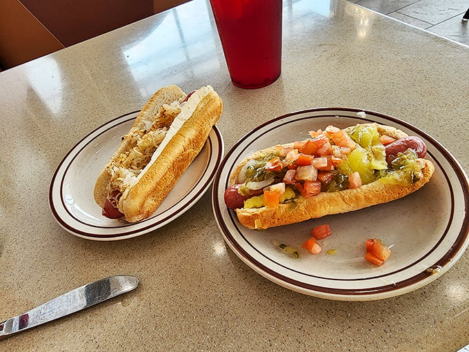 Hot diggity dog! These Coney dogs are dressed to impress, like tiny edible superheroes ready to save your hunger.