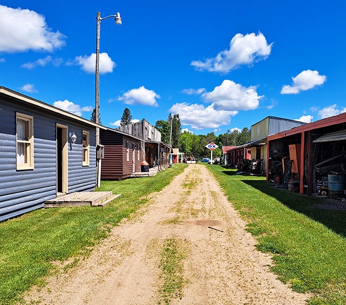 Step back in time on this charming pioneer street. It's like "Little House on the Prairie" meets "Westworld," minus the robots and existential crises.