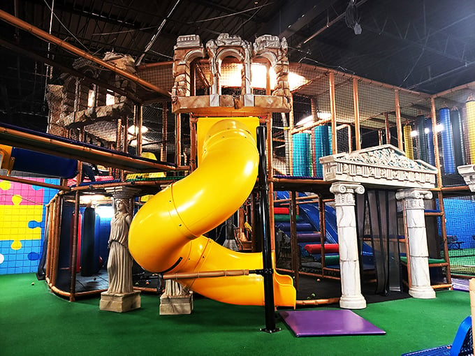 Indiana Jones, eat your heart out! This adventure playground is where pint-sized explorers conquer their first 