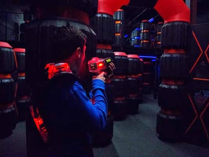 Engage stealth mode! This laser tag arena is where office team-building exercises come to die and true friendships are forged in neon battle.