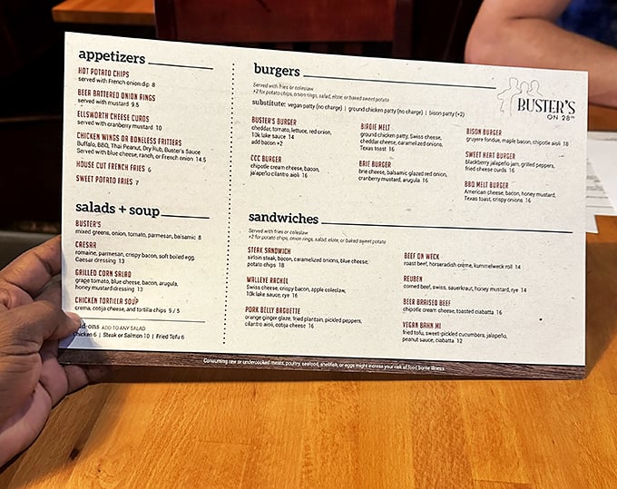 Decisions, decisions! This menu is like a 'Choose Your Own Adventure' book, but every choice leads to flavor town.