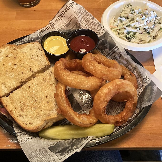 Golden rings of joy! These onion rings aren't just appetizers, they're edible halos sent from comfort food heaven.