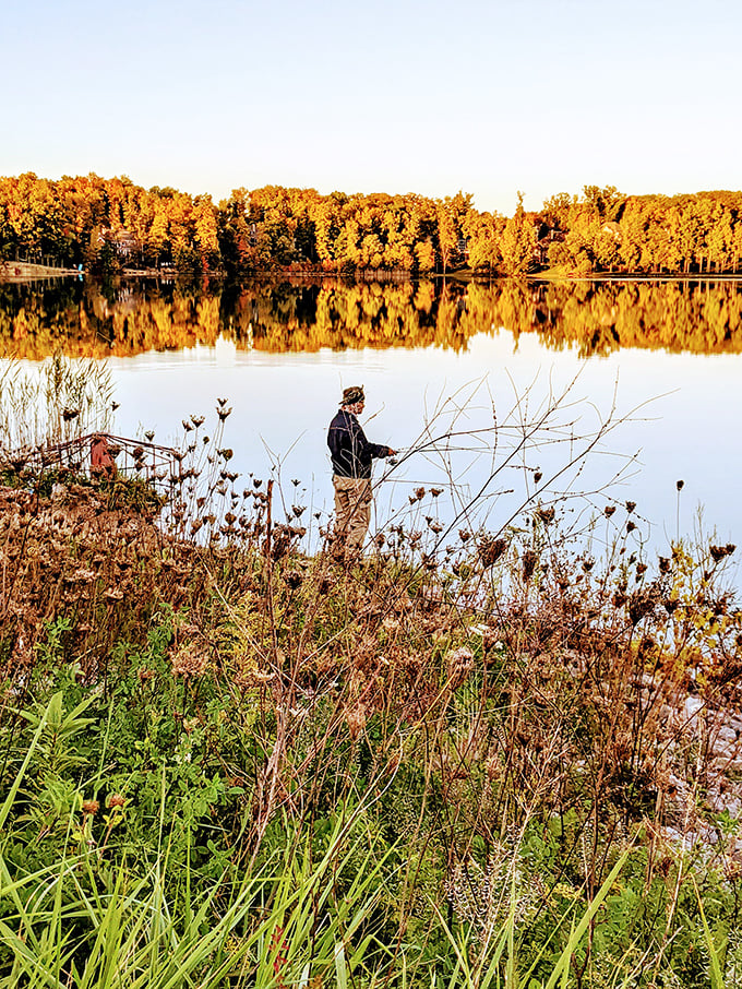 The early bird gets the... fish? This angler's living proof that the best alarm clock is a passion for the great outdoors.