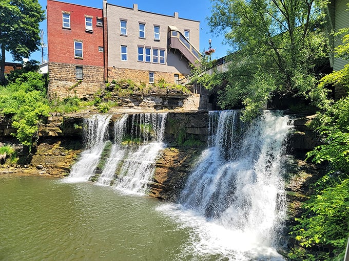 Nature's own amphitheater: The falls put on a show that rivals any Broadway spectacular. Water cascades over rocky tiers, creating a mesmerizing display that's music to both eyes and ears.