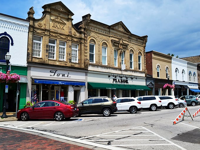 Retail therapy, small-town style: With its charming storefronts and classic architecture, this street is like Main Street USA come to life. Window shopping here is a sport, and everyone's a winner.