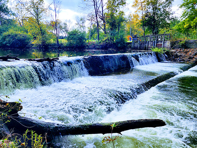 Cascading dreams: This waterfall isn't just falling water; it's nature's own stress-relief system. Who needs a sound machine when you've got this symphony?