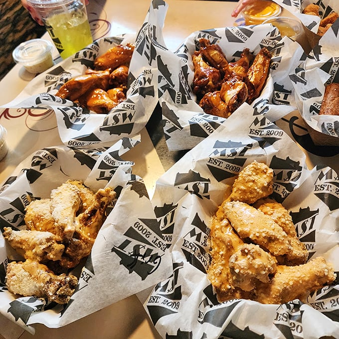 It's a wing wonderland! From classic Buffalo to adventurous flavors, MST's wing selection is like a flavor rainbow. Your taste buds are about to go on a wild ride.