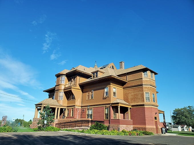 Victorian fever dream in Superior, Wisconsin. So much gingerbread trim, you'll wonder if it's edible. (Spoiler: it's not).