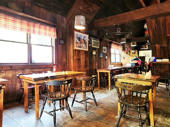 Dining room or time machine? This rustic haven feels like it's been serving up comfort and charm since Ben & Jerry were just a twinkle in Vermont's eye.