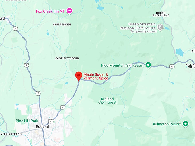 16. maple sugar & vermont spice map