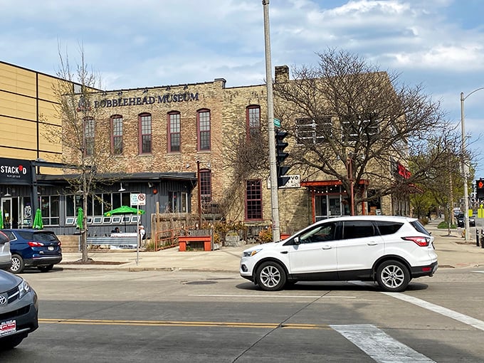 Nestled in Milwaukee's streets, this unassuming facade conceals a treasure trove of wobbling wonders.