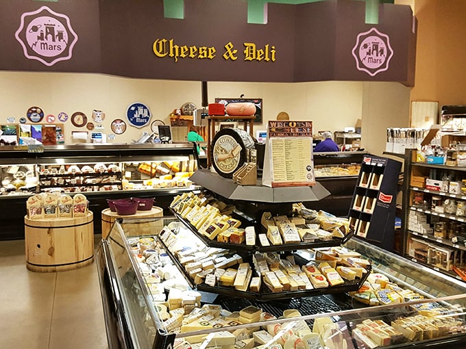 Welcome to Cheese & Deli Heaven! It's like a gastronomic library where every book is delicious and calories don't count.