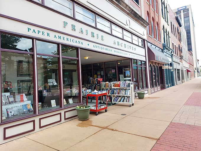 Antiquarian dreams come true here! It's like raiding your cool grandpa's attic, if he collected rare books instead of old fishing gear. Photo credit: cherri nelson