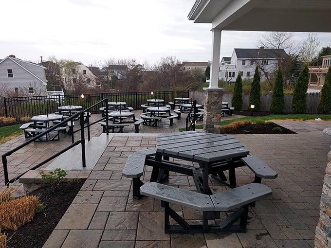 Decisions, decisions! This inviting seating area is where friendships are forged and diets are forgotten, one scoop at a time.