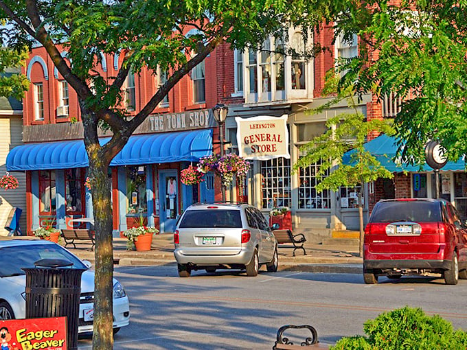 Lexington's charm: Where "rush hour" means deciding which ice cream flavor to try first. A slice of pure, unhurried Michigan life.