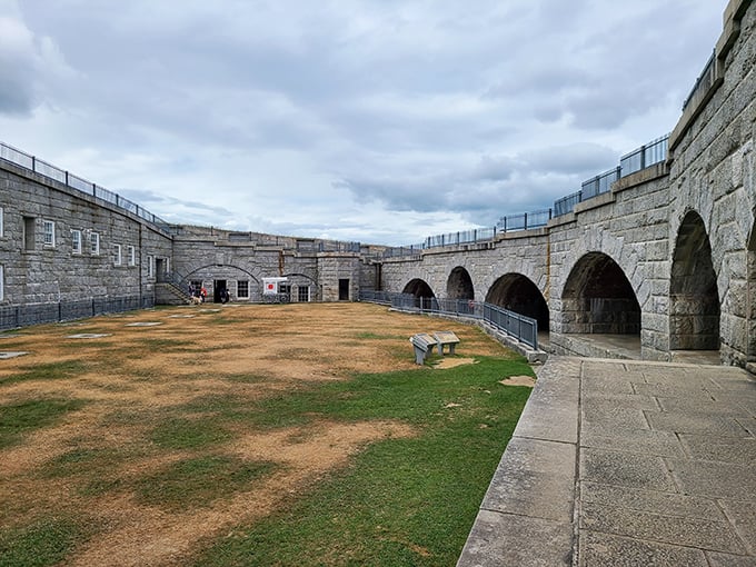 Fort Knox: less gold, more ghosts. Explore if you dare, but watch out for things that go bump in the day!