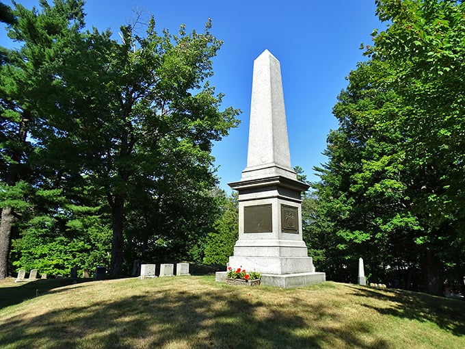 Maple Grove Cemetery: where Bath's history rests... or does it? Mind the statues – they might be keeping an eye on you.