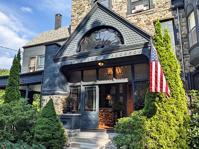 Turrets, gables, and views for days. The Norumbega Inn is what happens when a medieval castle decides to retire on the Maine coast.