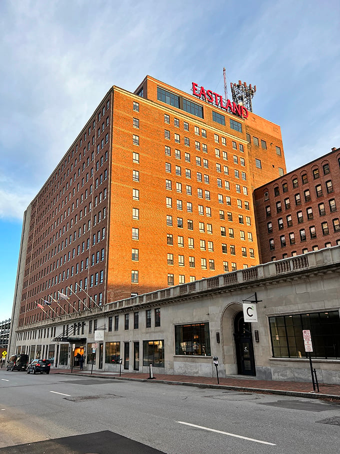 Eastland Park Hotel: Portland's architectural stunner. It's so handsome, other buildings probably ask it for style tips.