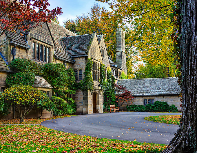 Cotswold charm meets Michigan lakeside living. It's like stepping into a Jane Austen novel, but with better plumbing.