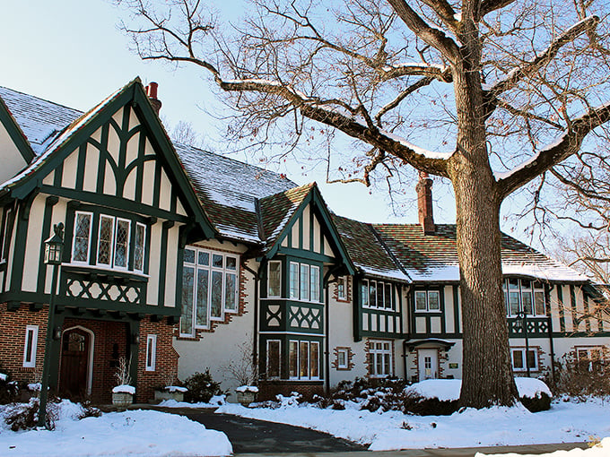 Winter wonderland or breakfast baron's paradise? This snowy scene makes me crave a warm bowl of cornflakes by the fire.