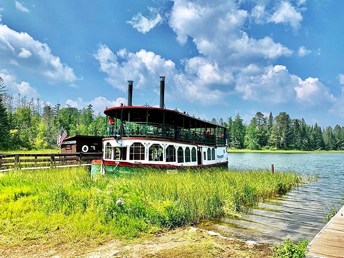 Paddle your way to zen: Itasca's serene lake is the perfect spot to practice your best "paint with all the colors of the wind" Pocahontas impression.