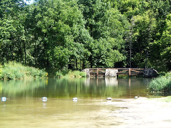 Whitewater's hidden gem: A waterfall oasis tucked away like nature's best-kept secret, minus the "I could tell you, but I'd have to kill you" part.