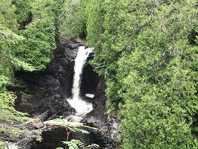 Cascade River's liquid staircase: Where water tumbles down in such a mesmerizing way, you might forget you're not watching a screen saver.