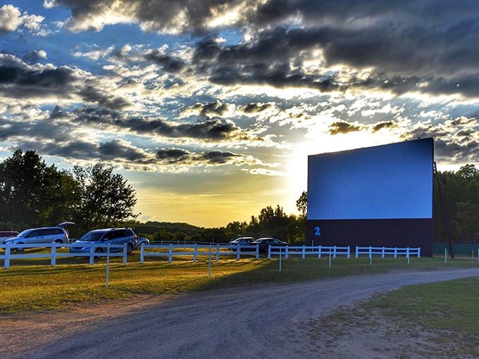 Sunset Drive-In: Where the sky puts on a show before the credits roll. Movie nights under the stars, Vermont-style.