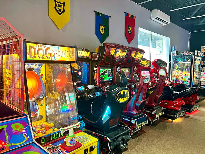 Welcome to the Fortress of Fun, where quarters are king and high scores are the ultimate bragging rights.