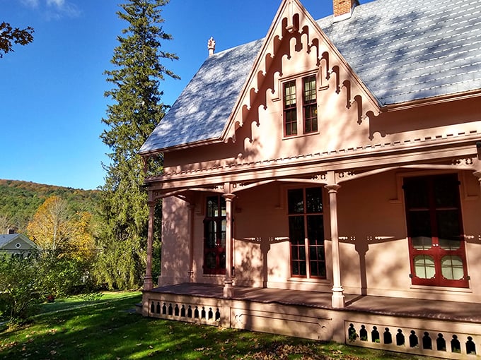 Strafford's rosy retreat: The Justin Morrill Homestead proves you can fight for education and live in a fairy tale.