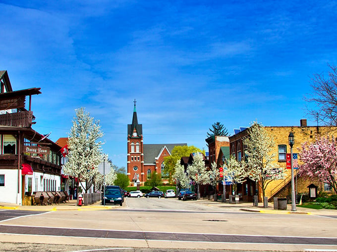 New Glarus: Switzerland's cheerful Midwest cousin! This town is so Swiss, you'll be yodeling and craving fondue before you know it.